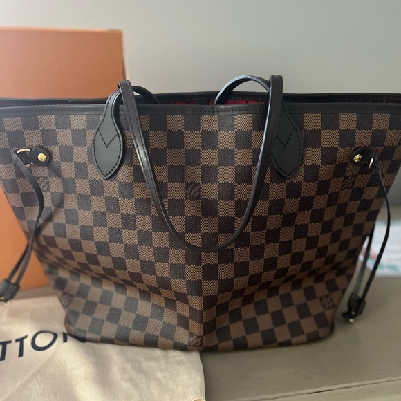 💯 AUTHENTIC 💕LV Neverfull MM in Demier Ebene. - Picture 2 of 10
